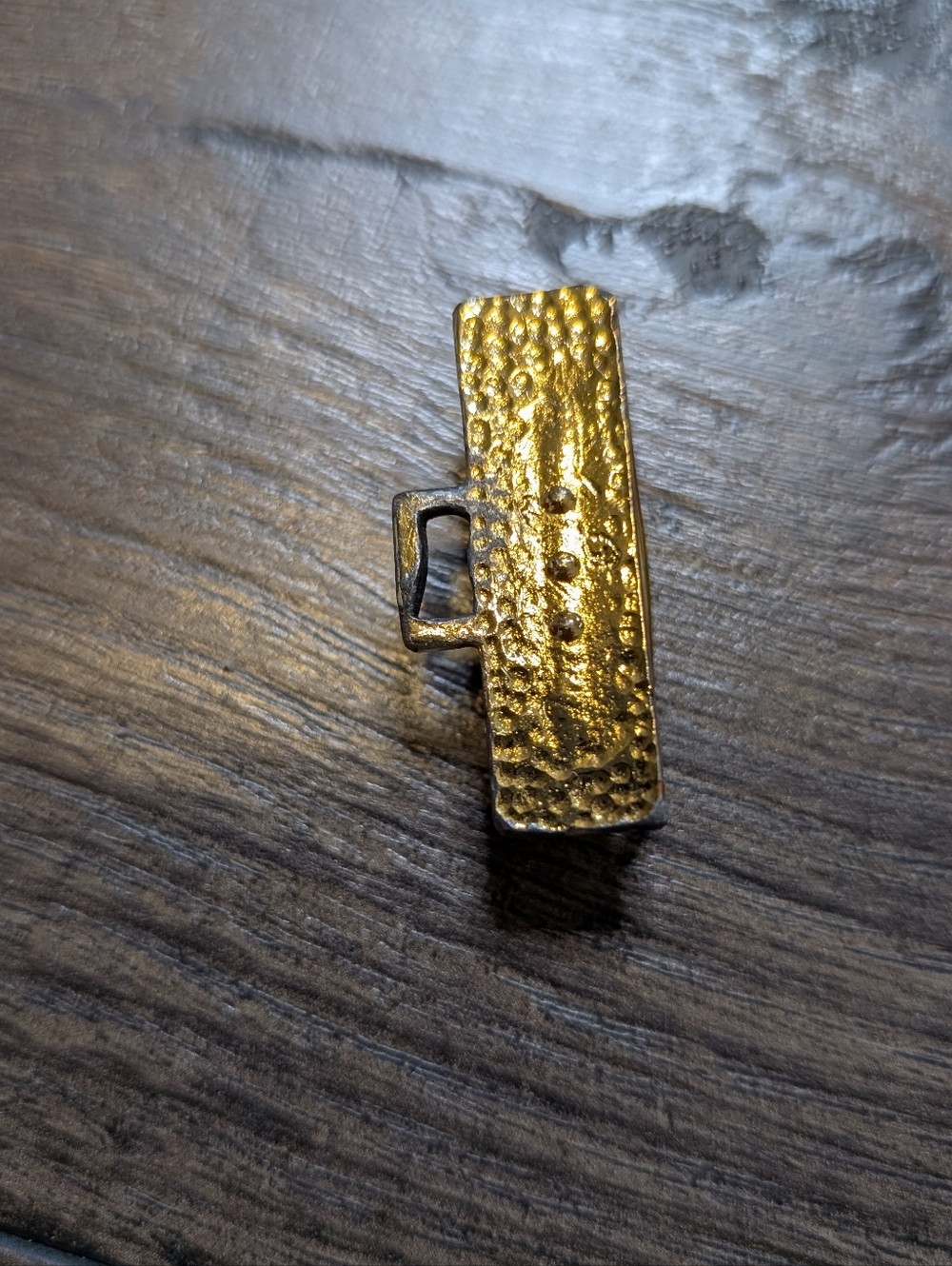 Gold Colored Tiger 1990s Belt Buckle - Picture 8 of 9